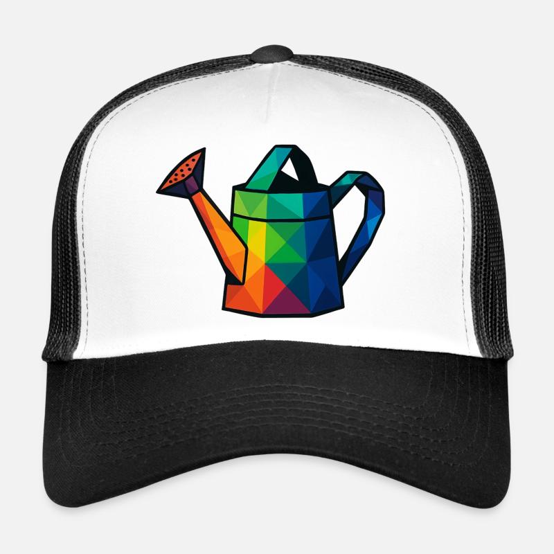 Low-Poly-Geometric Design Gießkanne Trucker Cap