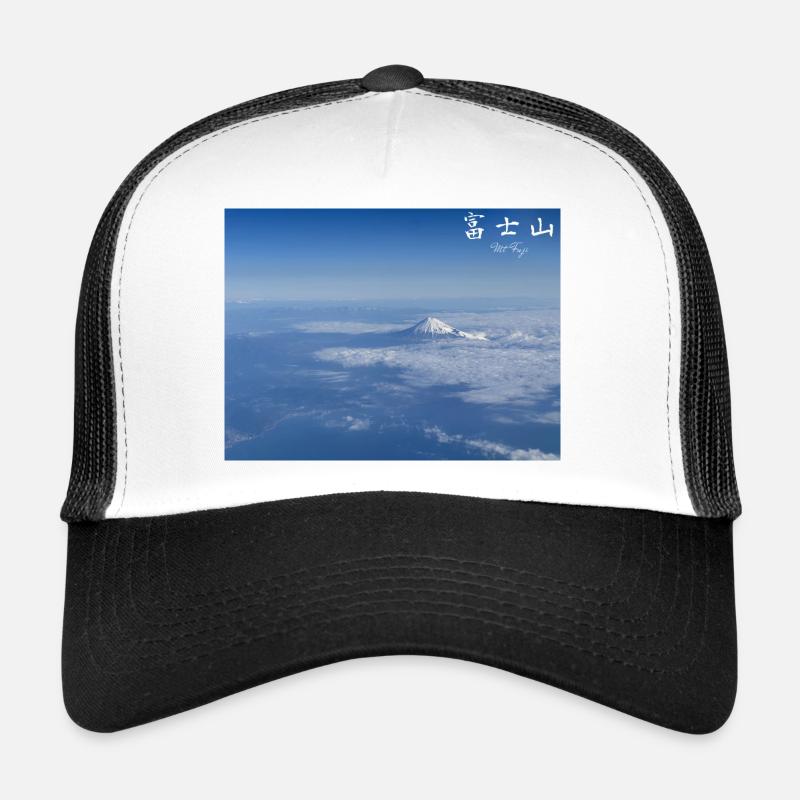 Mount Fuji - Trucker Cap - white/black