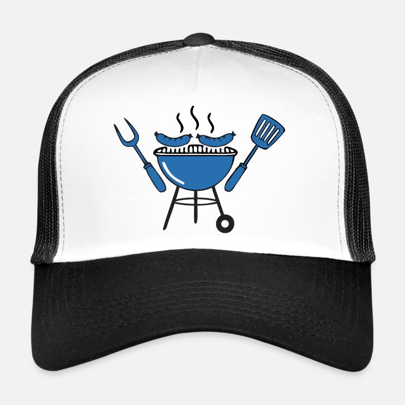 Kettle Grill Chicken Saucisses Vector Casquette trucker 