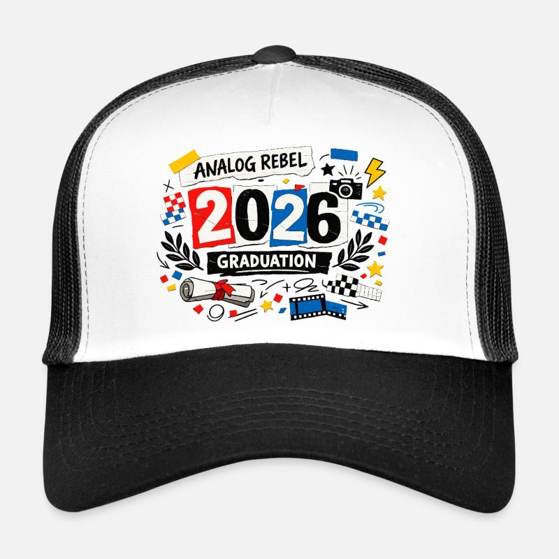Analog Rebel 2026 Graduation Abschlussfeier Trucker Cap