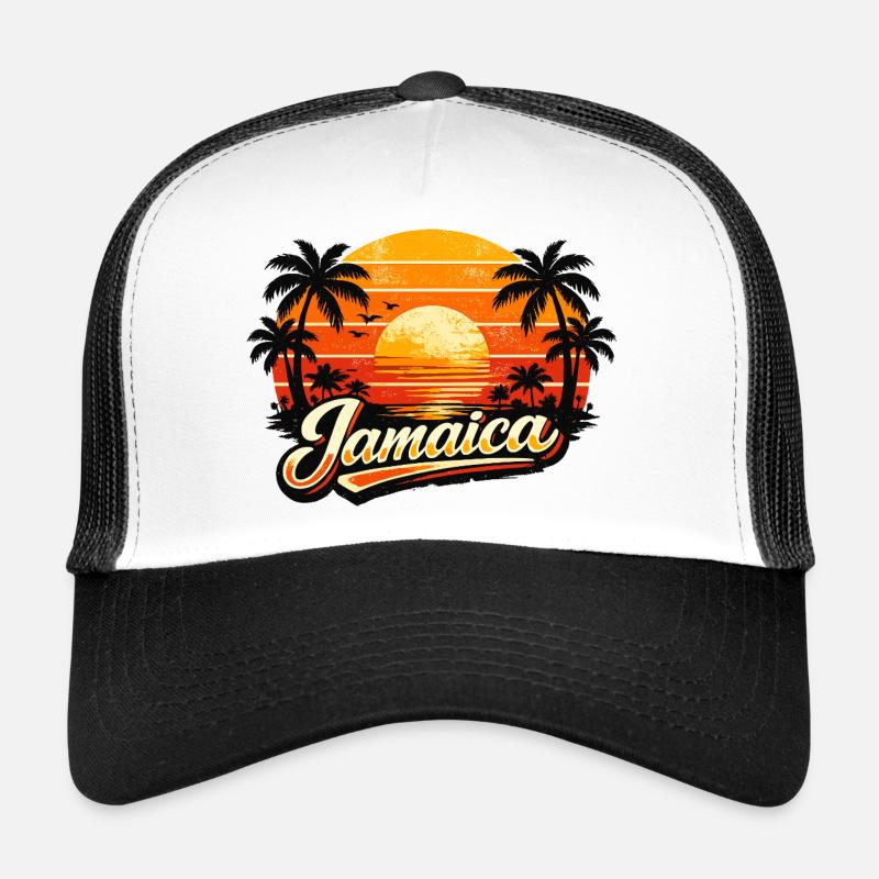 Jamaican Sunset Trucker Cap