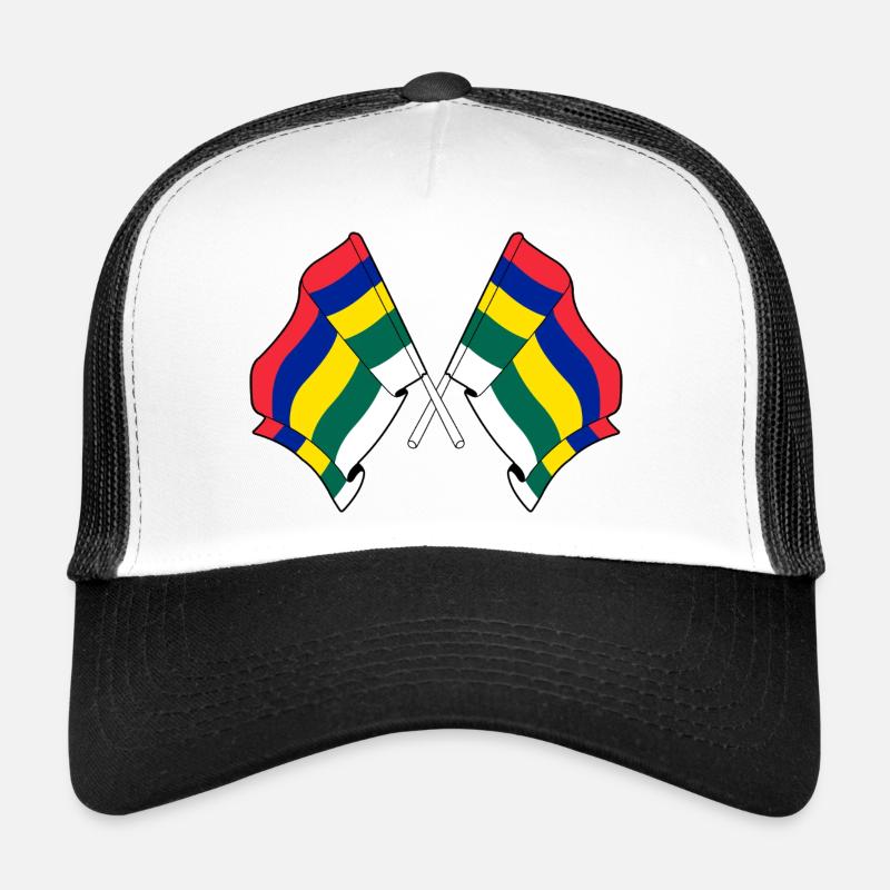 Drapeaux croisés de Terschelling – Fierté insulaire Casquette trucker 