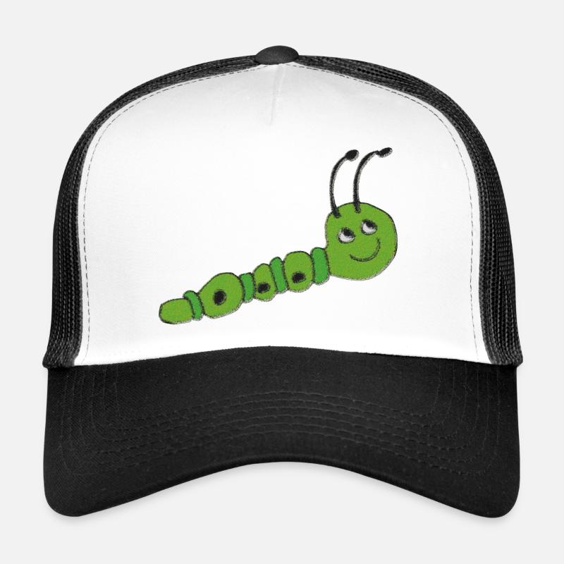 Caterpillar impressionism Trucker Cap