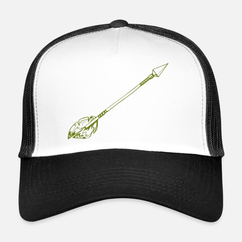 Arrow with Feather Trucker Cap