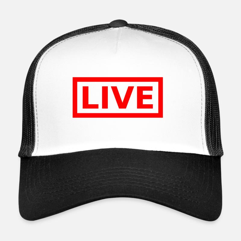 Streamer LIVE Casquette trucker 