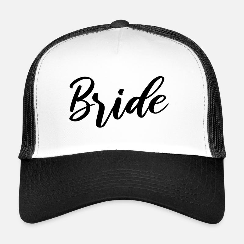Braut - Trucker Cap - Weiß/Schwarz