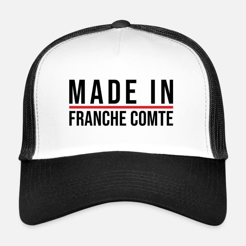 Made in Franche Comté - Trucker Cap - white/black