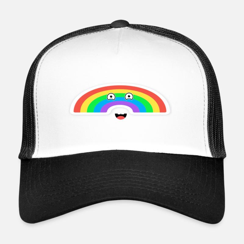 Lebhafte Regenbogenanimation  Trucker Cap