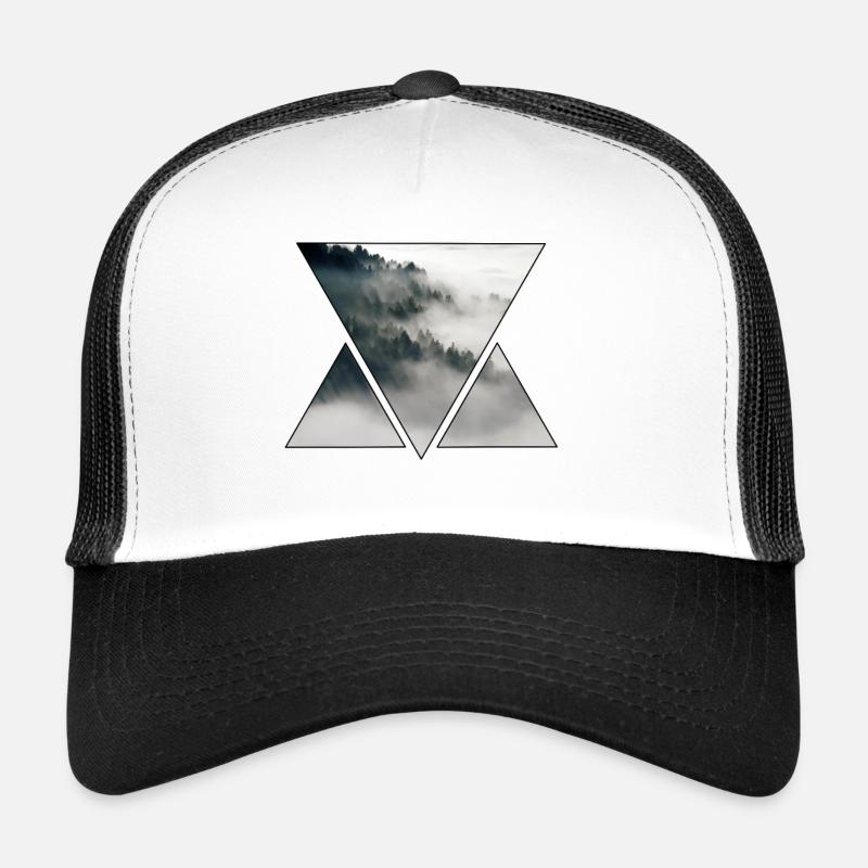 Triangle Fog and Forest Trucker Cap