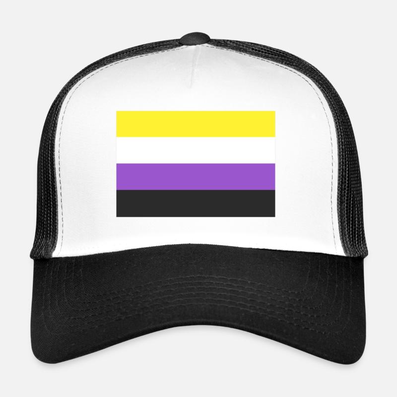 Non-binary flag Trucker Cap