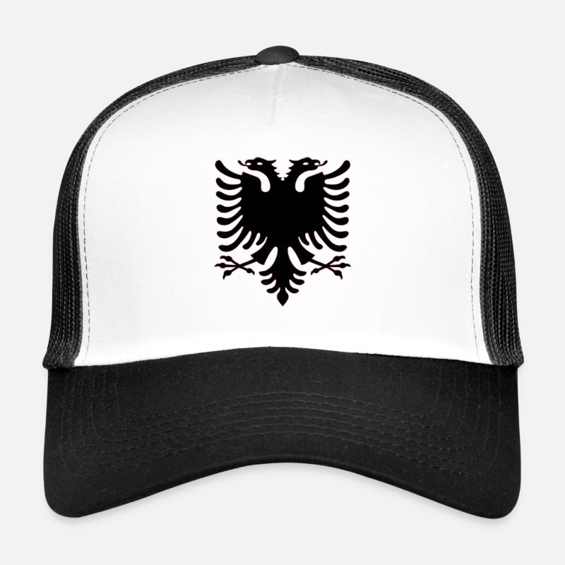 Albanian eagle - Trucker Cap - white/black