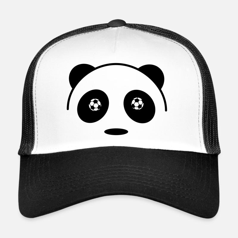 Panda und Fußball Trucker Cap