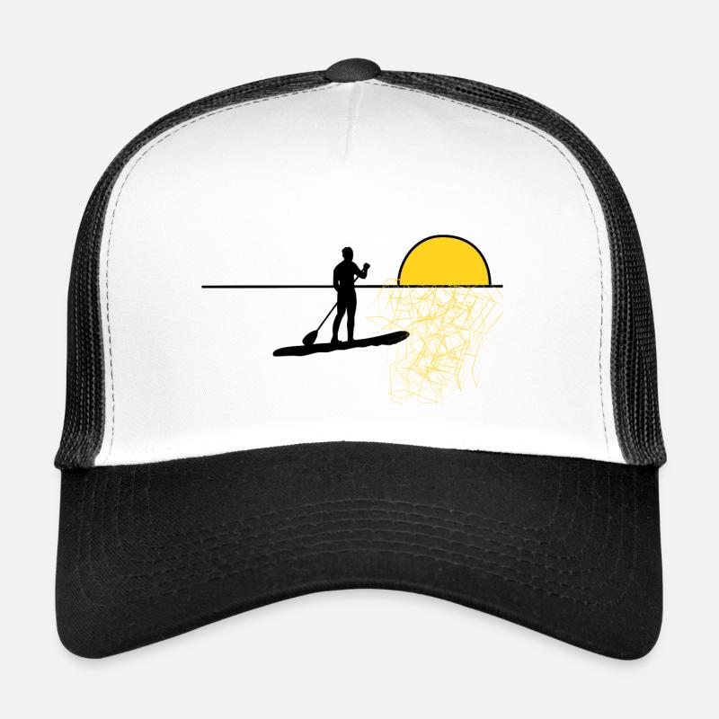 SUP - Casquette trucker - blanc/noir