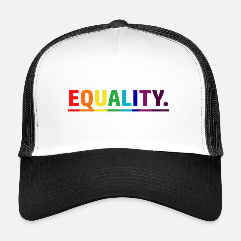 Equality - Trucker Cap - Weiß/Schwarz