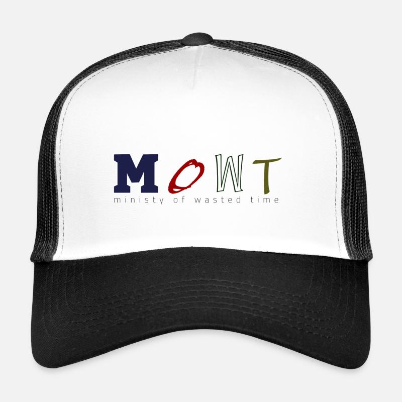 mowt bunt - Trucker Cap - Weiß/Schwarz
