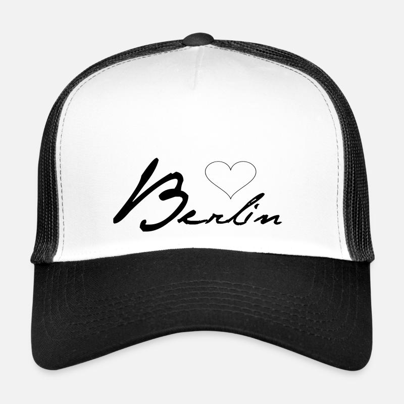Berlin - Trucker Cap - Weiß/Schwarz