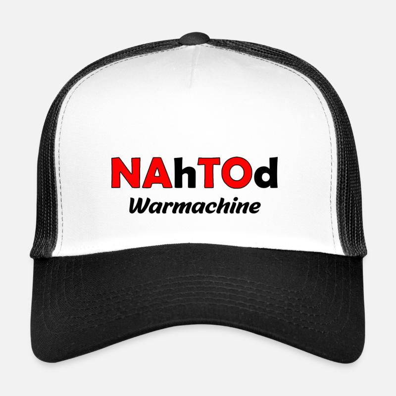 Nahtod Warmachine schwarz rot Trucker Cap