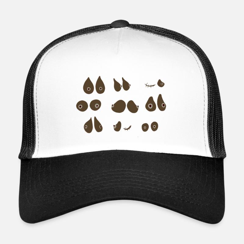 seins octobre rose différences, femme Casquette trucker 