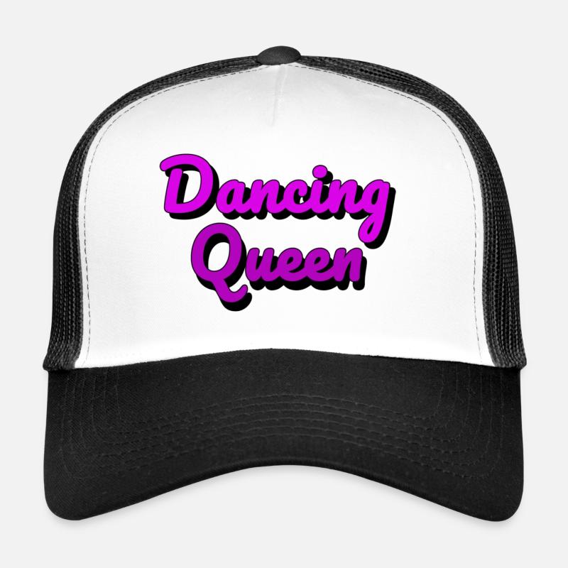 Dancing Queen - Trucker Cap - Weiß/Schwarz