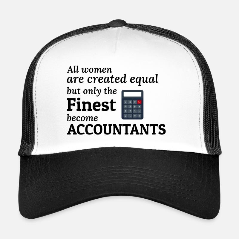 Comptable Femmes Comptabilité Cpa Drôle dire Cadeau Casquette trucker 