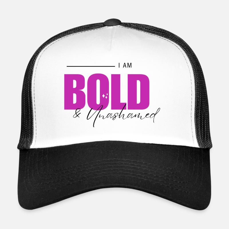 Bold and Unashamed in Purple Trucker Cap