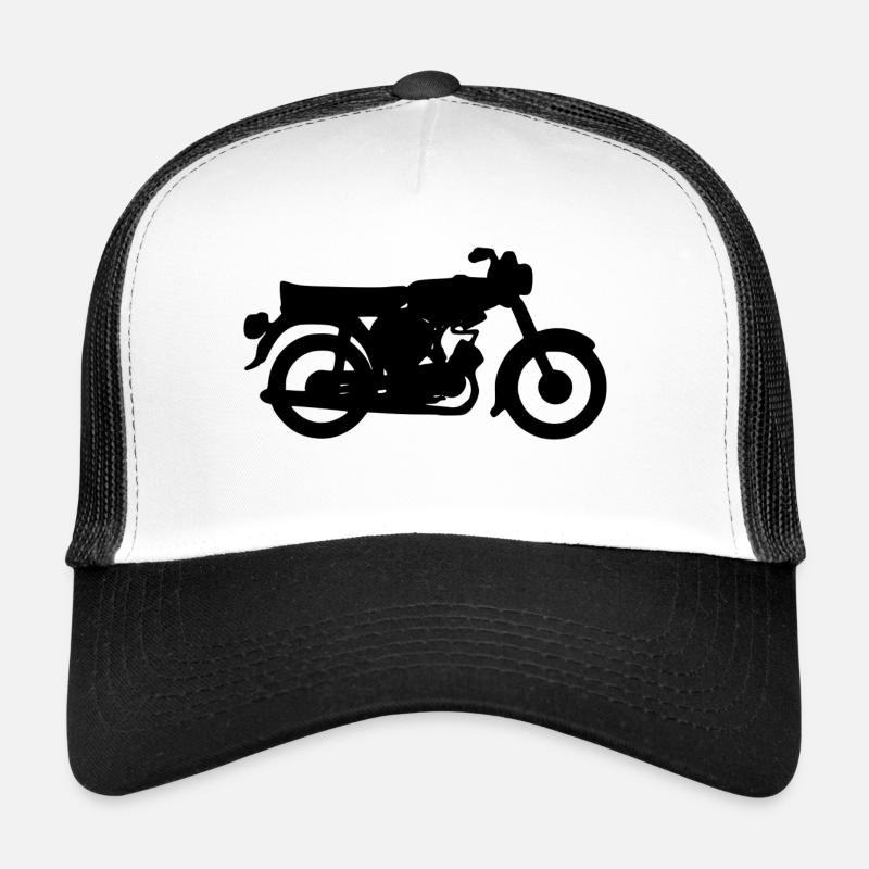 The Simson S51 black Trucker Cap