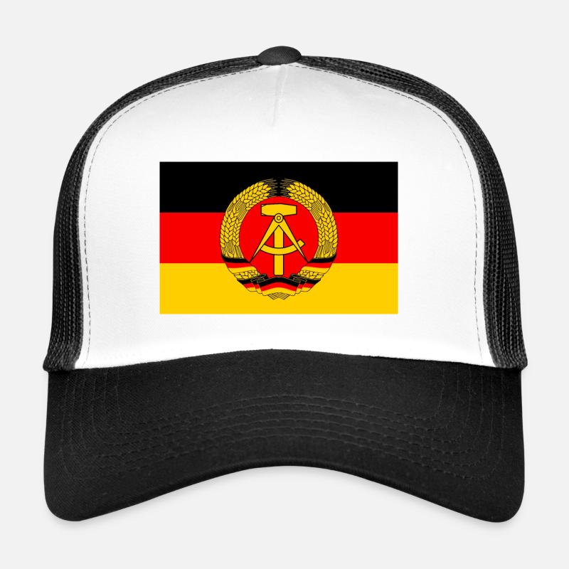 Drapeau de la RDA (original) Casquette trucker 