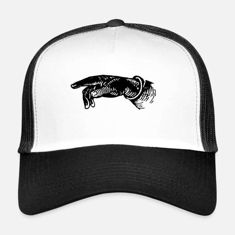 Main Casquette trucker 