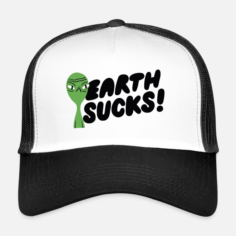 terre extraterrestre drôle suce Casquette trucker 