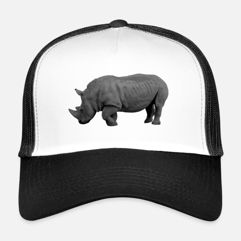 Nashorn - Trucker Cap - Weiß/Schwarz