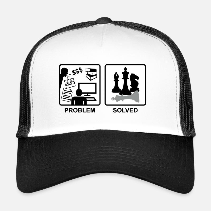 Chess solves problems Trucker Cap