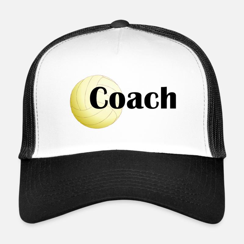 Volleyball logo original volleyball coach gift Trucker Cap