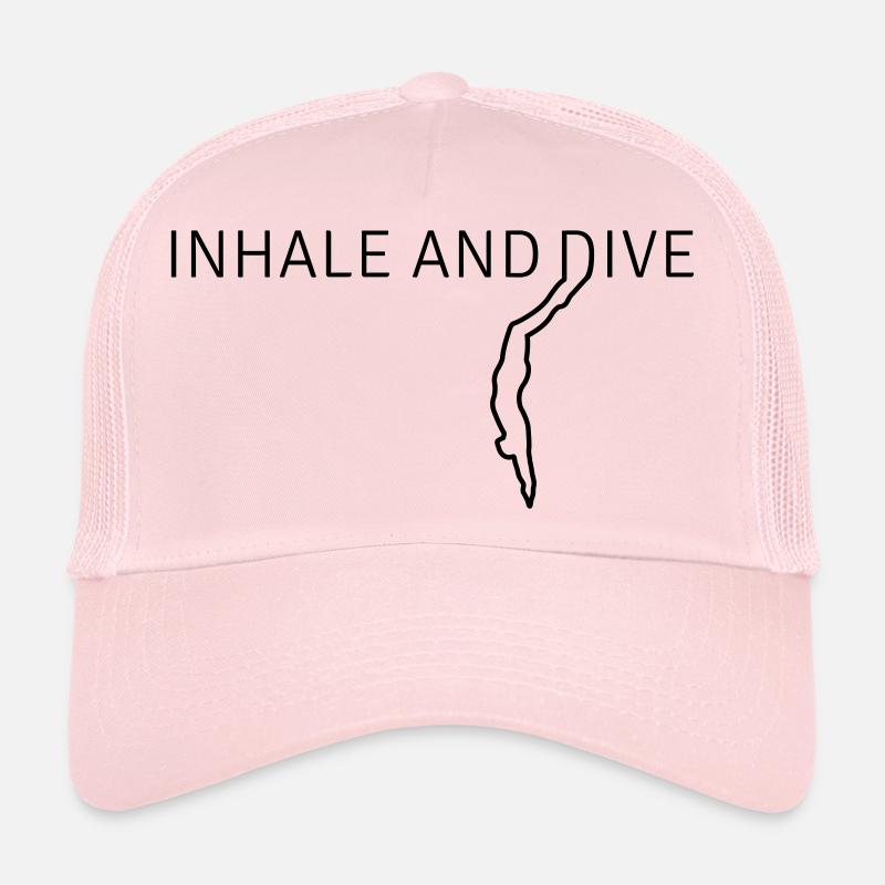 Inhale and Dive Plongée libre Casquette trucker 