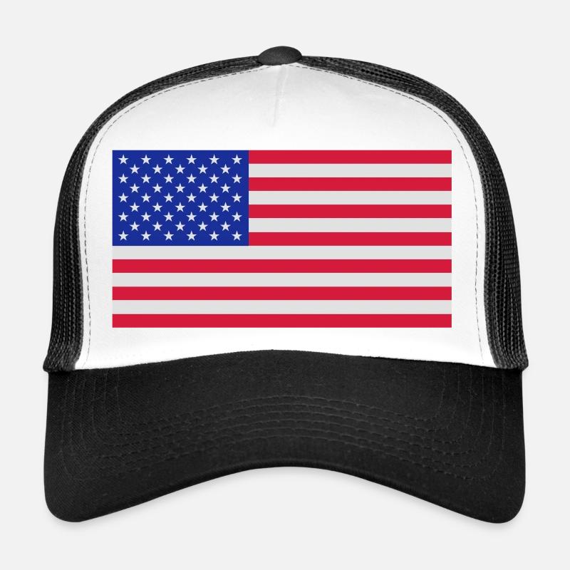 Drapeau américain Casquette trucker 