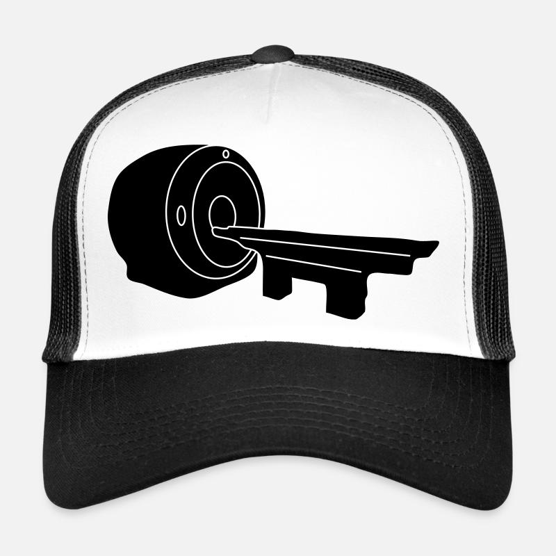 Resonanz magnetische_m1 - Trucker Cap - Weiß/Schwarz
