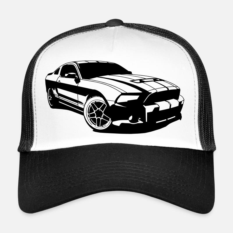 blockedTitle - Trucker Cap - white/black