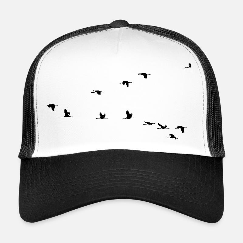Vögel / birds - Trucker Cap - Weiß/Schwarz