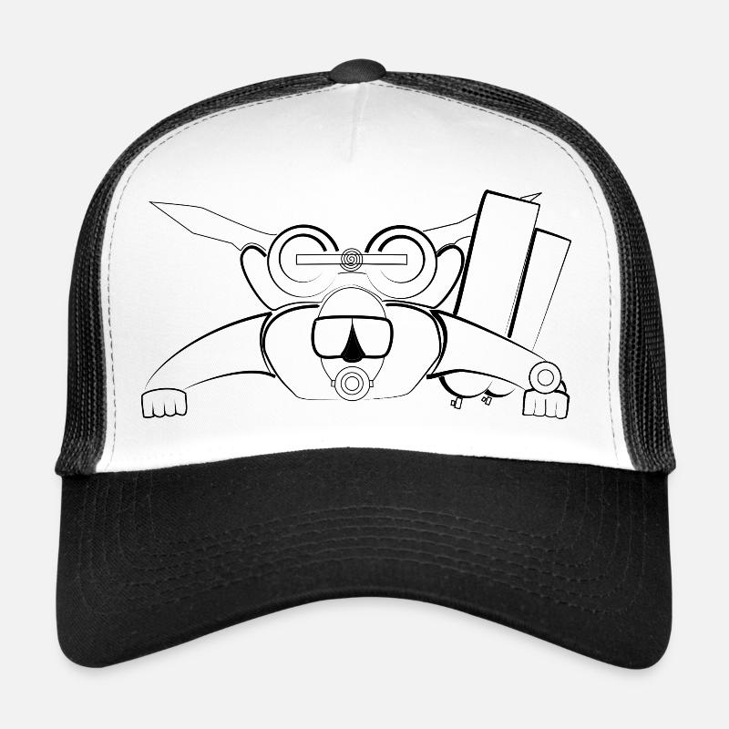 Tec Tauchen - Trucker Cap - Weiß/Schwarz