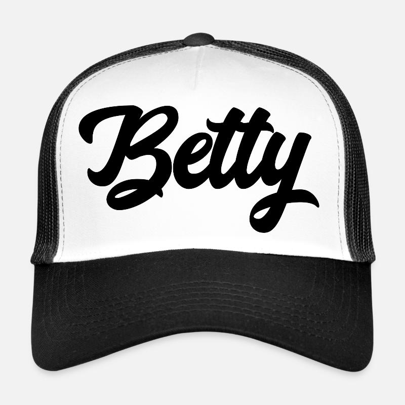 Betty Custom Text Birthday Name Trucker Cap