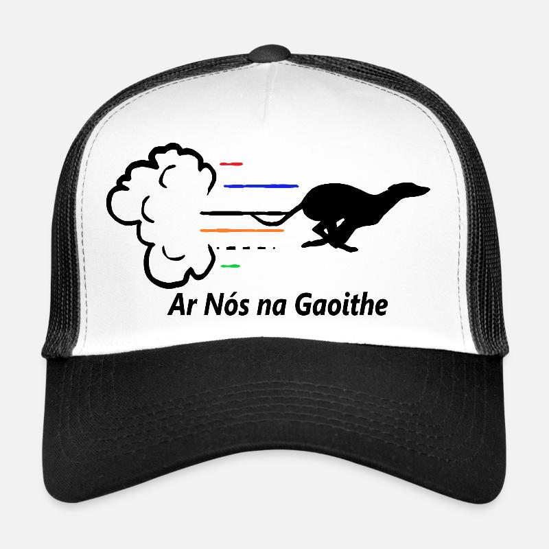 Greyhound - Ar Nós Na Gaoithe - Trucker Cap - white/black