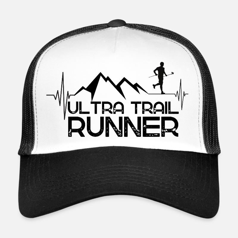 Ultra Trail Runner - Casquette trucker  - blanc/noir