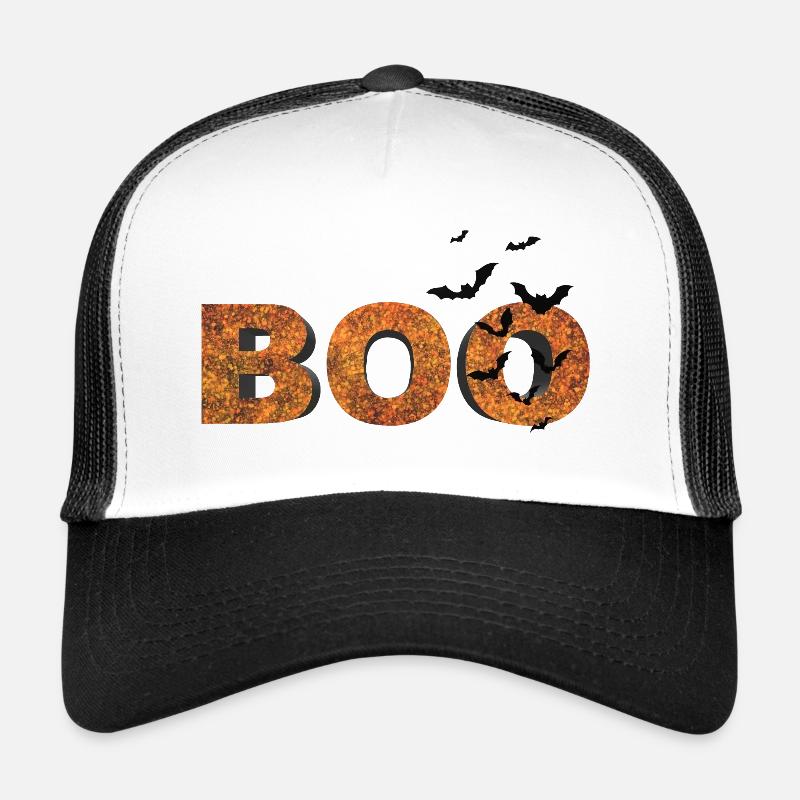 3D-Texte erschrecken "Boo" Trucker Cap