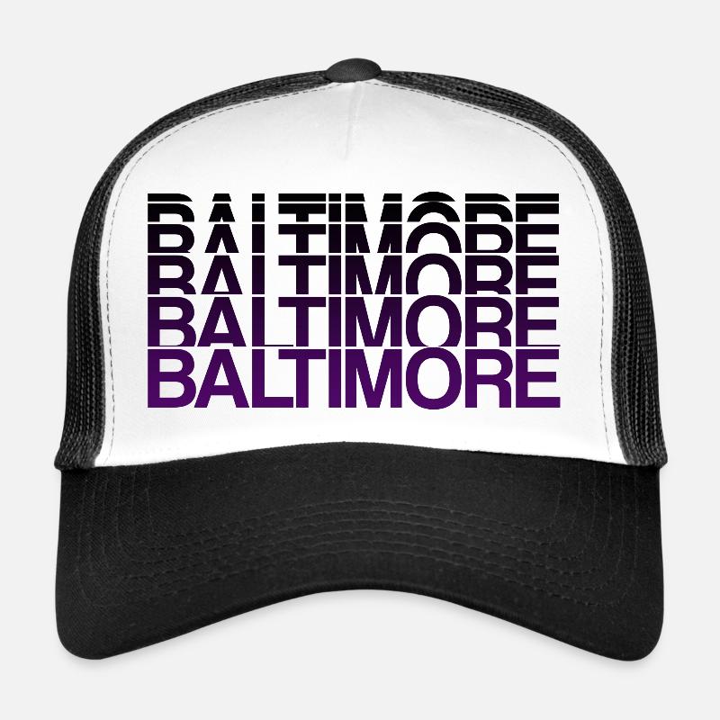 Baltimore Violet Gradient Style Trucker Cap