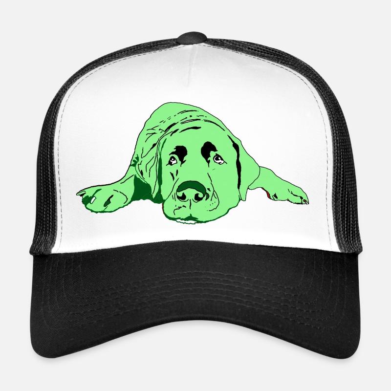 Labrador - Trucker Cap - Weiß/Schwarz