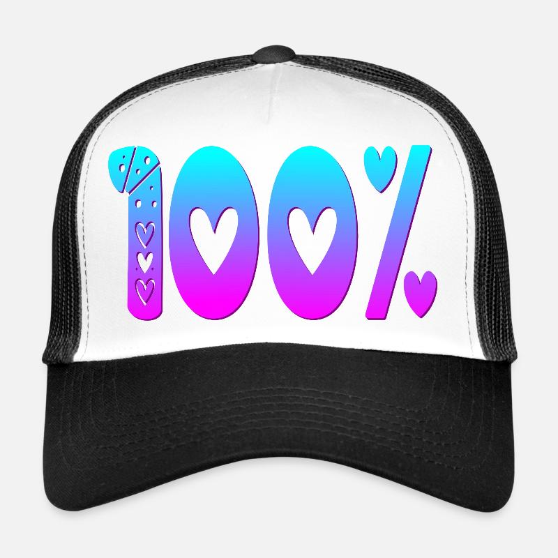 100 POUR CENT DE PERFORMANCE DE MISE AU POINT Casquette trucker 