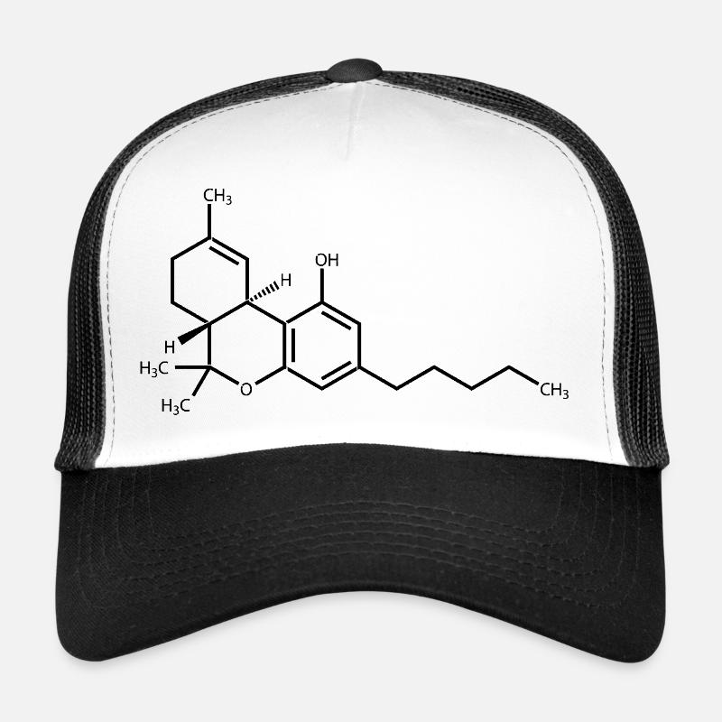 THC black Trucker Cap