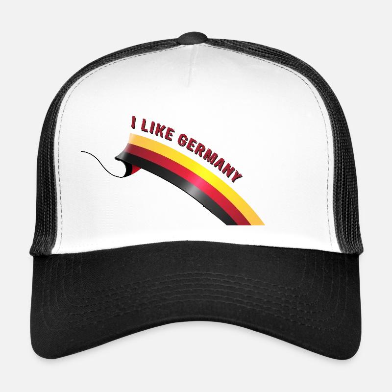 I LIKE GERMANY avec drapeau Casquette trucker 