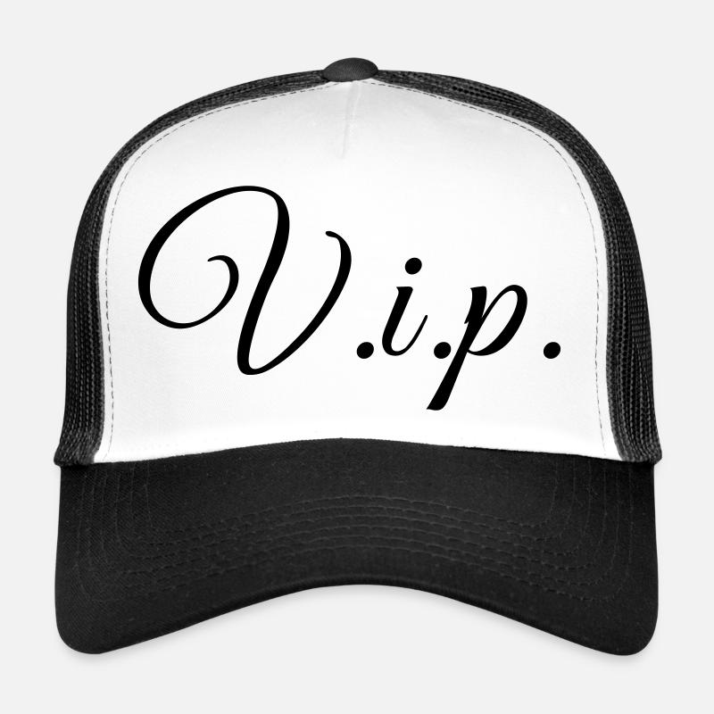 V.i.p. very important person - Trucker Cap - white/black