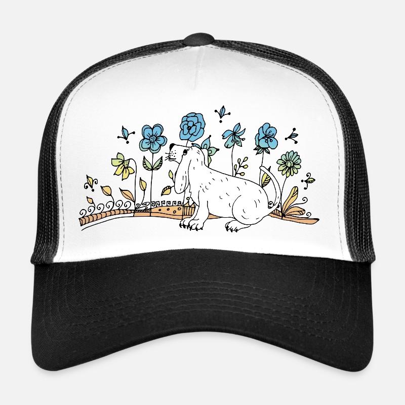 Chien Casquette trucker 
