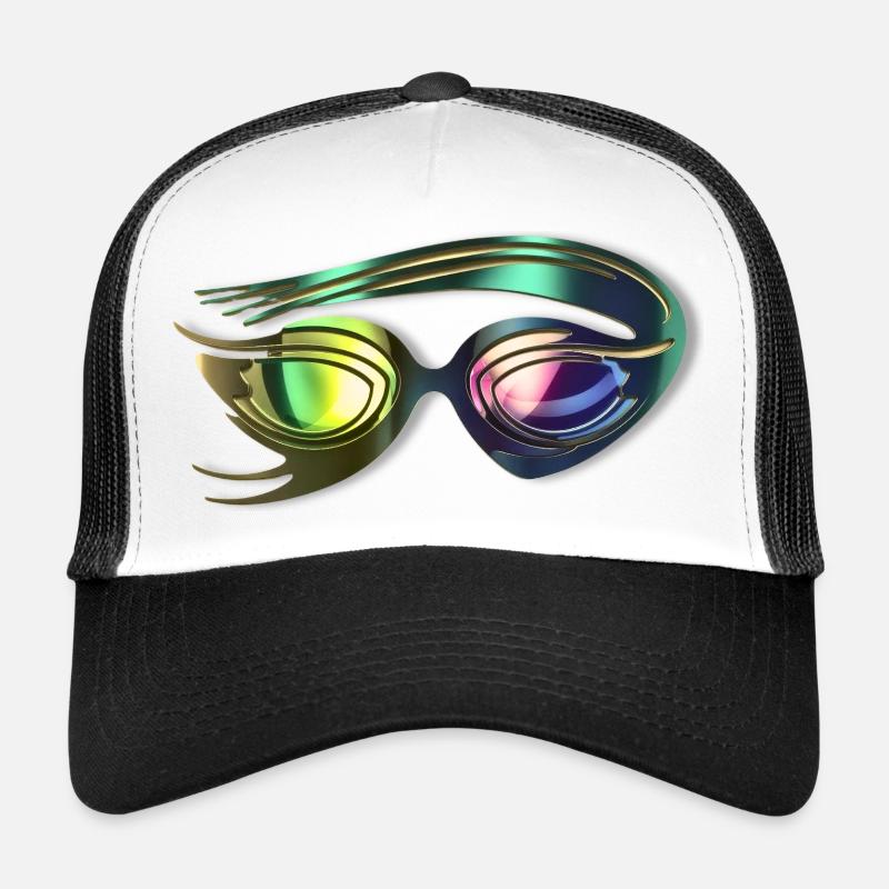 Lunettes de natation élégantes Casquette trucker 